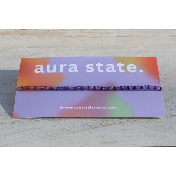 Amethyst Crystal Choker Necklace - Picture 6 of 7